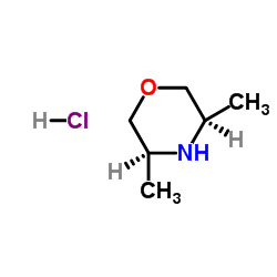 (3R, 5S)-rel-3, 5-二甲基吗啉盐酸盐结构式
