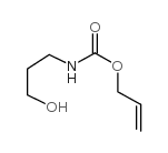 3-(烯丙氧羰基氨基)-1-丙醇结构式