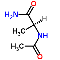 N-乙酰-L-丙氨酰胺结构式