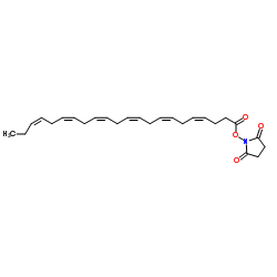 二十二碳六烯酸N-琥珀酰亚胺结构式