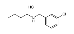 N-Butyl-3-chlor-benzylamin*HCl结构式