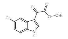 methyl 2-(5-chloro-1H-indol-3-yl)-2-oxoacetate结构式