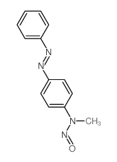 Benzenamine,N-methyl-N-nitroso-4-(2-phenyldiazenyl)- Structure