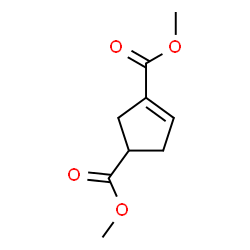 3-Cyclopentene-1,3-dicarboxylic acid, dimethyl ester (9CI) Structure