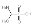 Ethanesulfonic acid,1-amino- Structure