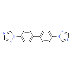 4,4'-二(1H-1,2,4-三唑-1-基)-1,1'-联苯结构式