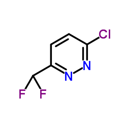 3-氯-6-(二氟甲基)哒嗪结构式