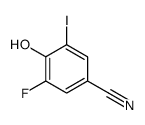3-fluoro-4-hydroxy-5-iodobenzonitrile Structure