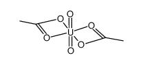 uranyl diacetate Structure
