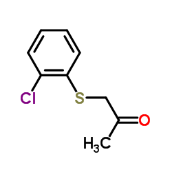 1-[(2-Chlorophenyl)sulfanyl]acetone Structure