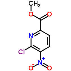 Methyl 6-chloro-5-nitropicolinate Structure