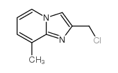 2-(氯甲基)-8-甲基咪唑并[1,2-A]吡啶结构式