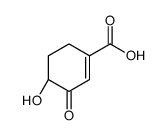(s)-(9ci)-4-羟基-3-氧代-1-环己烯-1-羧酸结构式