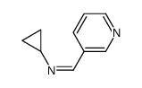 Cyclopropanamine, N-(3-pyridinylmethylene)- (9CI)结构式