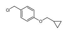 1-(氯甲基)-4-(环丙基甲氧基)苯结构式