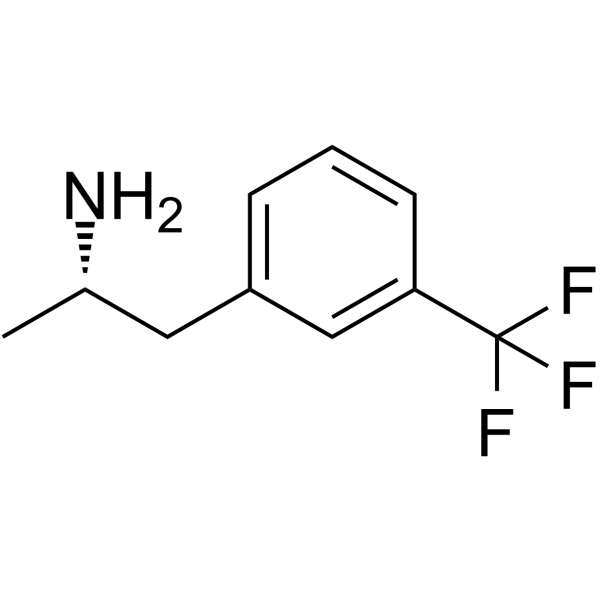 (S)-1-(3-三氟甲基苯基)-2-氨基丙烷结构式
