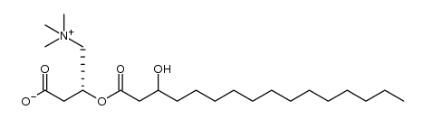 3-羟基十六烷酰基肉碱内盐结构式