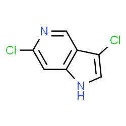 3,6-二氯-1H-吡咯并[3,2-c]吡啶结构式