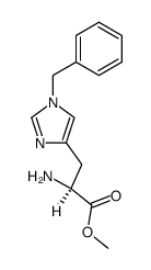Im-bzl-L-histidine methyl ester Structure