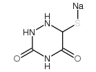 5--疏基-6-氮杂尿嘧啶钠结构式