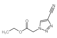 (4-氰基-1H-1,2,3-噻唑-1-基)乙酸乙酯结构式