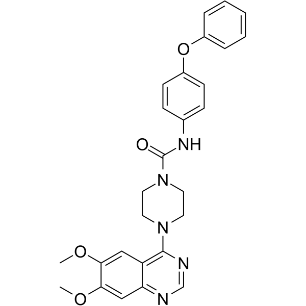 PDGFR酪氨酸激酶抑制剂III结构式