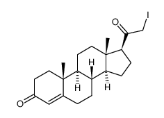 11-deoxy-21-iodocorticosterone Structure