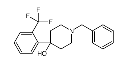1-benzyl-4-[2-(trifluoromethyl)phenyl]piperidin-4-ol Structure