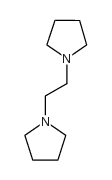 1,2-双(吡咯烷)-乙烷结构式