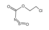 sulfinylcarbamic acid 2-chloro-ethyl ester结构式