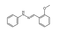 2-methoxybenzaldehyde phenylhydrazone Structure