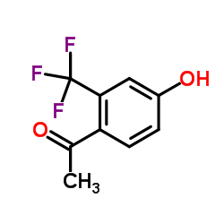 1-[4-Hydroxy-2-(trifluoromethyl)phenyl]ethanone structure