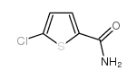 5-氯噻吩-2-甲酰胺结构式
