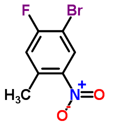 1-Bromo-2-fluoro-4-methyl-5-nitrobenzene picture