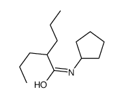 N-cyclopentyl-2-propylpentanamide结构式