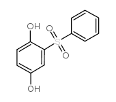 2-(苯磺酰基)-1,4-苯二醇结构式