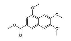 Methyl 4,6,7-trimethoxy-2-naphthoate Structure