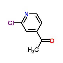 1-(2-Chloropyridin-4-yl)ethanone Structure
