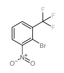 2-溴-1-硝基-3-三氟甲苯结构式