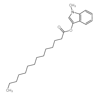 n-methylindoxyl myristate结构式