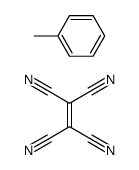 toluene-tetracyanoethylene charge transfer complex Structure