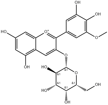 牵牛花素-3-O-半乳糖苷结构式