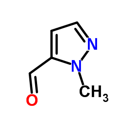 1-Methyl-1H-pyrazole-5-carbaldehyde Structure