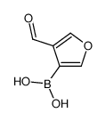 (4-Formyl-3-furyl)boronic acid Structure