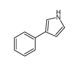 3-苯基-1H-吡咯结构式