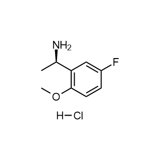 (R)-1-(5-氟-2-甲氧基苯基)乙-1-胺盐酸盐结构式