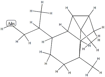 Octahydro-β,1,7a-trimethyl-1,2,4-metheno-1H-indene-5-ethanol结构式