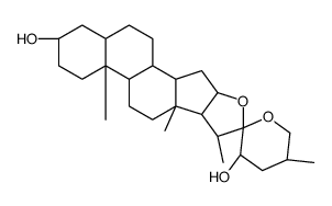 (22S,23S,25R)-3β,23-Dihydroxy-5α-spirostane结构式