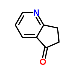 6,7-二氢环戊烷并[b]吡啶-5-酮结构式