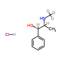 (1S,2S)-1-phenyl-2-(trideuteriomethylamino)propan-1-ol,hydrochloride Structure